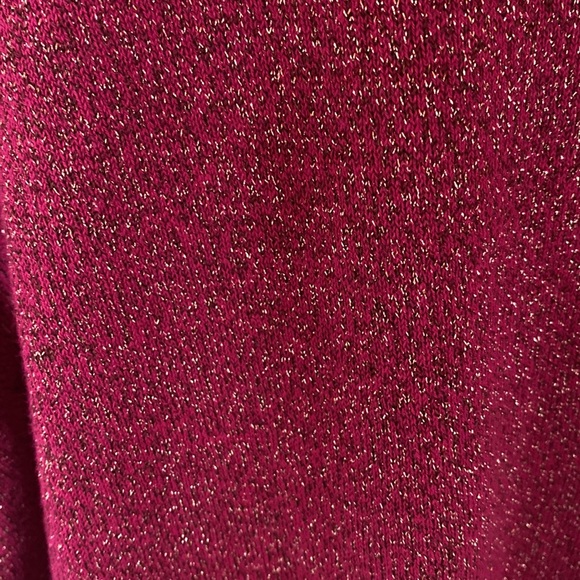 A New Approach a.n.a Size Petite Medium Pink Sparkly Sweater - Picture 10 of 17
